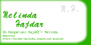 melinda hajdar business card